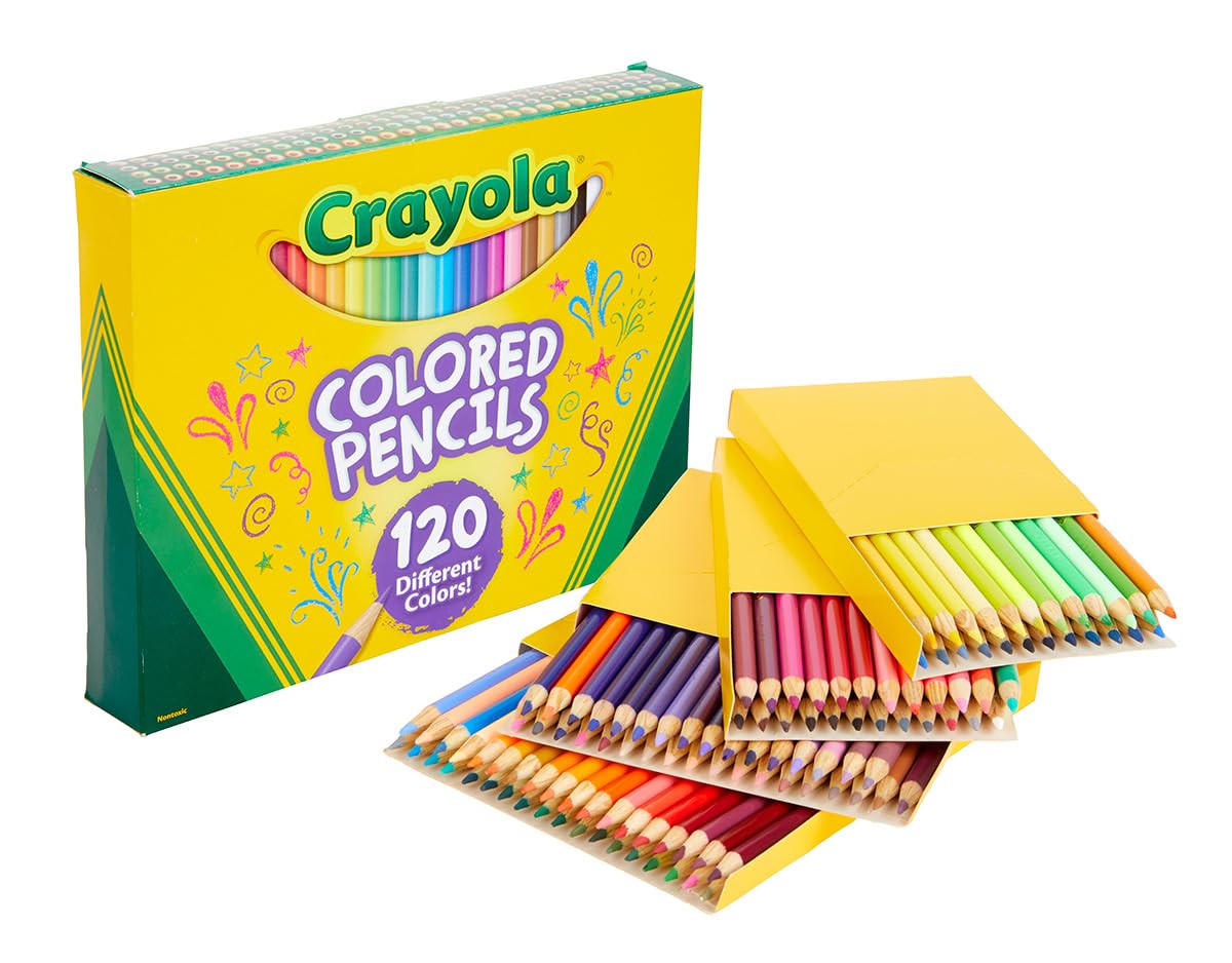Crayola Colored Pencils (36ct), Kids Pencil Set, Back to School Essentials, Must Have Classroom Supplies for Kids, Pre-Sharpened Coloring Book Pencils, 3+