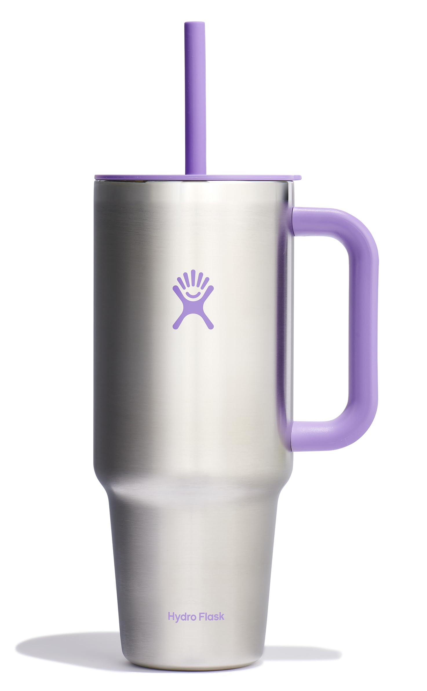 Hydro Flask 32 Oz Travel Tumbler with Handle, Lid and Straw - Insulated Stainless Steel in Holiday Punch
