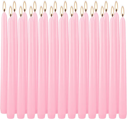 12PCS 10-Inch Black Bleeding Taper Candles,Vampire Tears Taper Candles- Unscented Ideal for Halloween, Christmas, Rituals, and Themed Party Decor