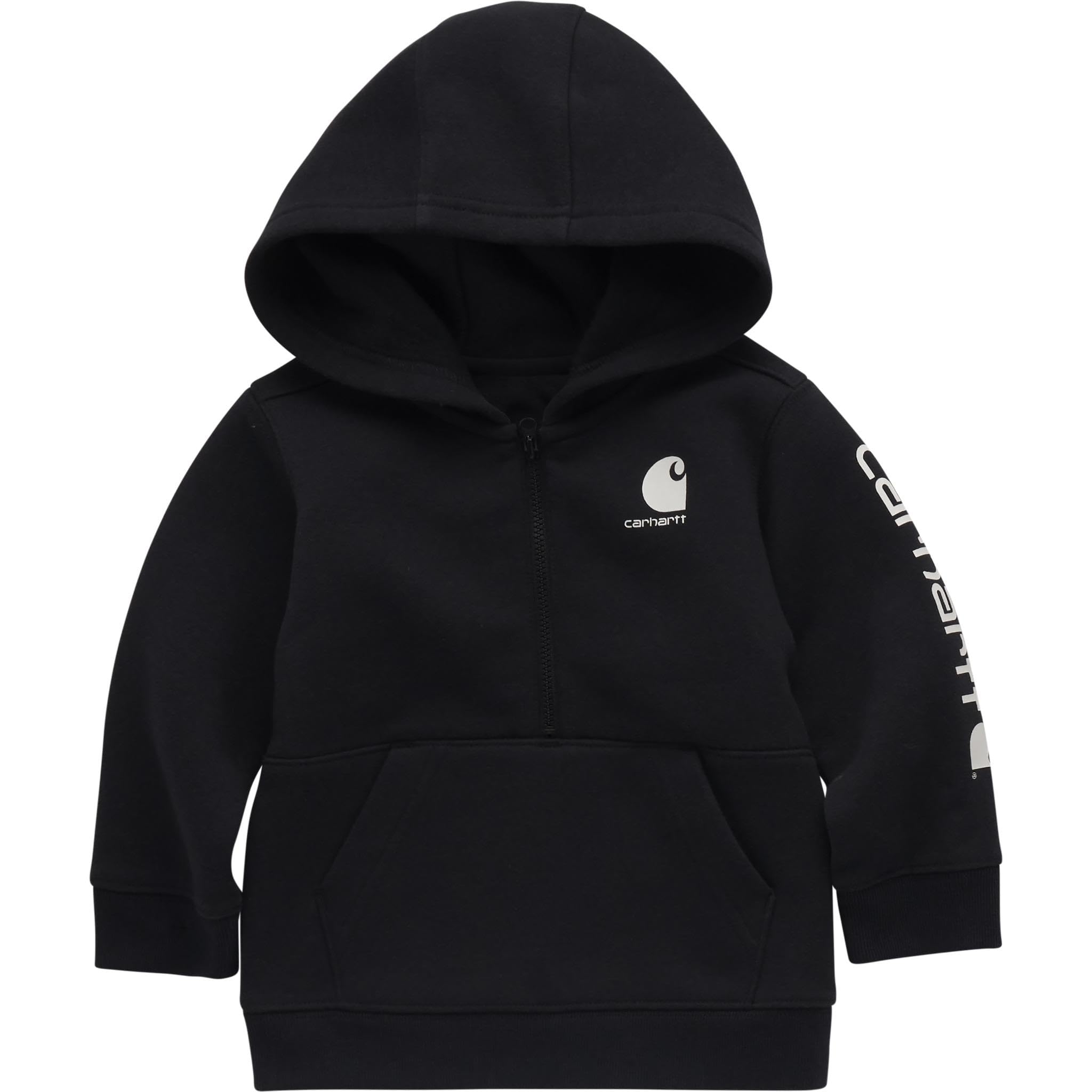 Carhartt Baby & Toddler Boys' Half-Zip Hooded Pullover Sweatshirt