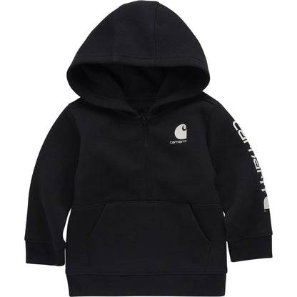 Carhartt Baby & Toddler Boys' Half-Zip Hooded Pullover Sweatshirt