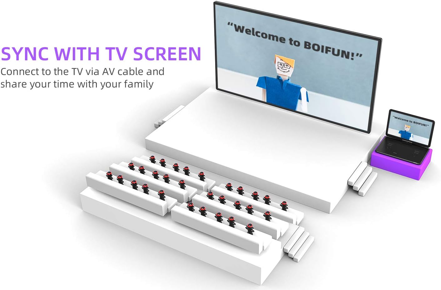 17.5"" Portable DVD Player with 15.6"" Large HD Screen, 6 Hours Rechargeable Battery, Support USB/SD Card/Sync TV and Multiple Disc Formats, High Volume Speaker, Black