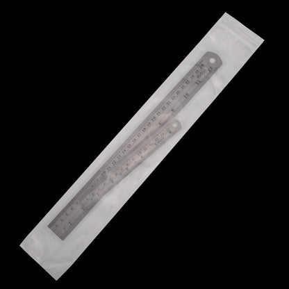 Eboot Stainless 2 Pack Steel Ruler 6 Inch and 12 Inch Metal Rule Kit with Conversion Table