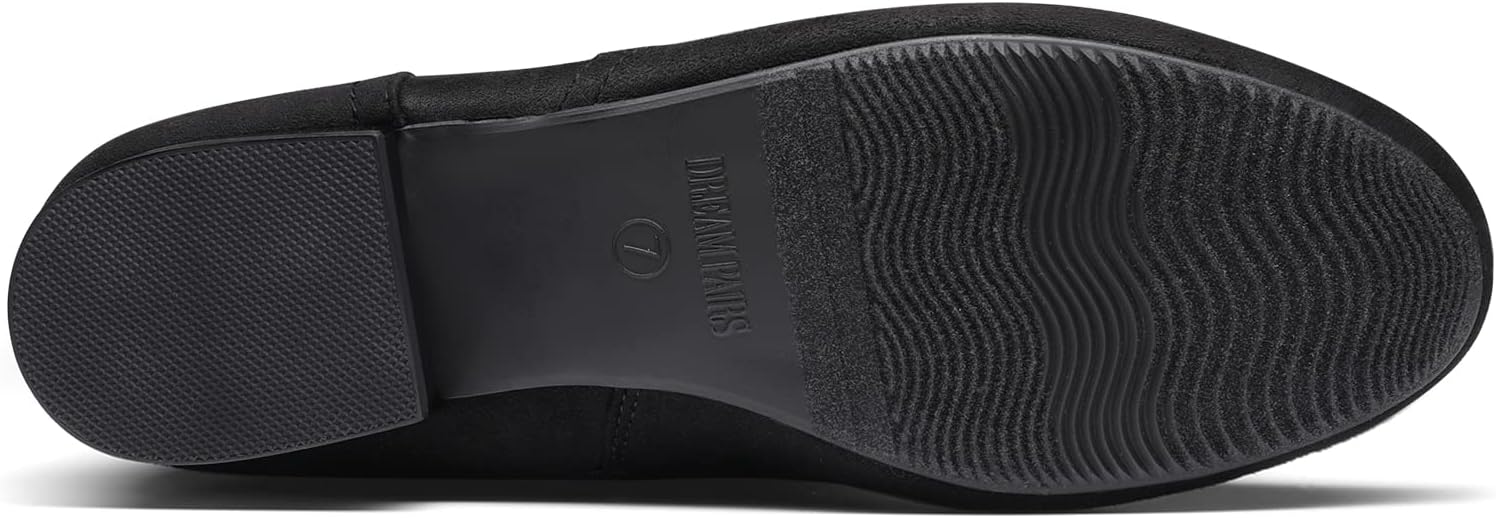 DREAM PAIRS Women's Wide Calf Knee High Pull On Fall Weather Winter Boots