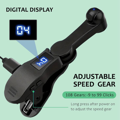 Aylthyo Auto Clicker for Smart Phone, Phone Screen Device Speed Clicker for iPhone iPad Apps, Fast Click Simulation Finger Continuous Click for Tiktok, Live Broadcasts Likes, Lightning Deal, Reward Task, Plug and Play(Black)
