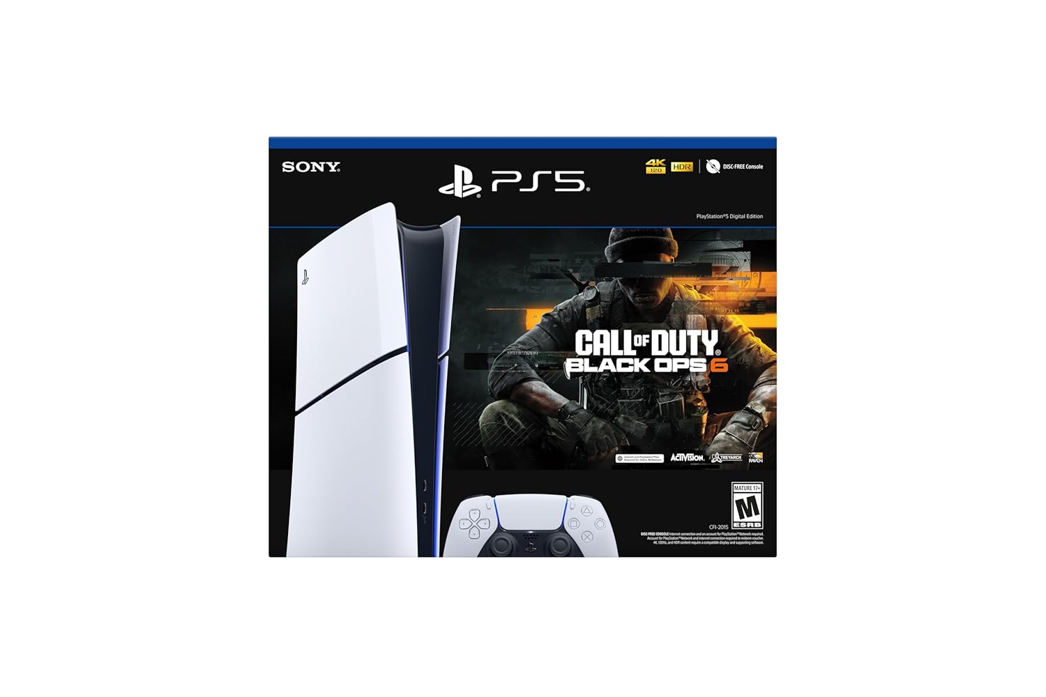 PlayStation®5 Digital Edition – Call of Duty®: Black Ops 6 Bundle (model group – slim)