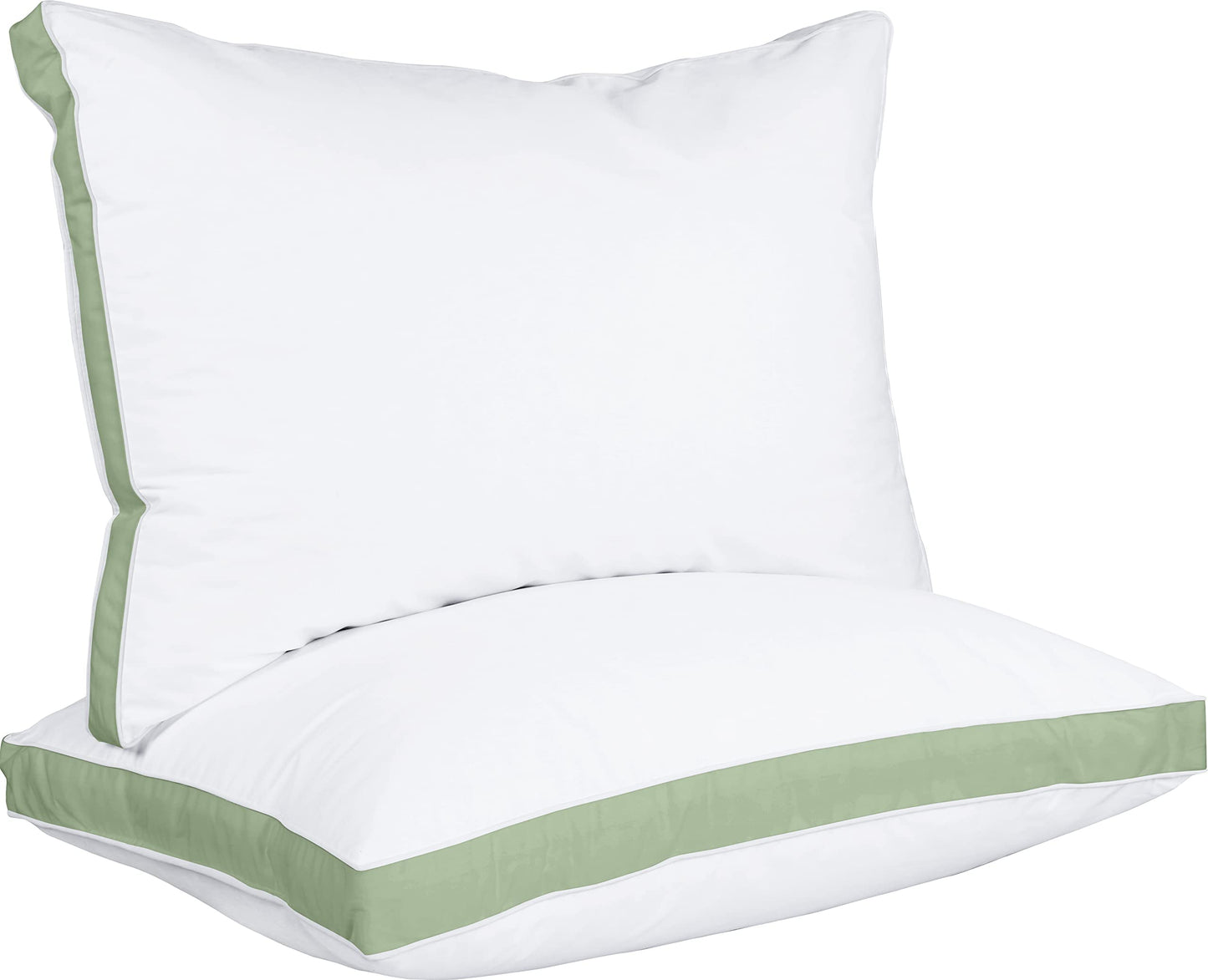 Utopia Bedding Bed Pillows for Sleeping Queen Size (White), Set of 2, Cooling Hotel Quality, Gusseted Pillow for Back, Stomach or Side Sleepers