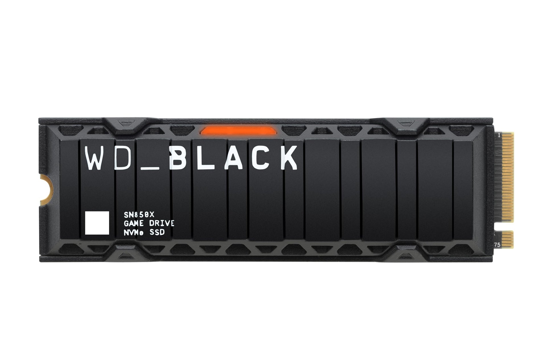 WD_BLACK 2TB SN850X NVMe SSD Internal Solid State Drive with Heatsink - Works with Playstation 5, Gen4 PCIe, M.2 2280, Up to 7,300 MB/s - WDS200T2XHE
