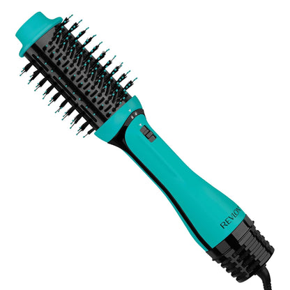 REVLON One-Step Volumizer Hair Dryer and Styler, for Less Frizz, More Shine, and Reduced Heat Damage for Salon Style Round Brush for Blowout, Black (Amazon Exclusive)