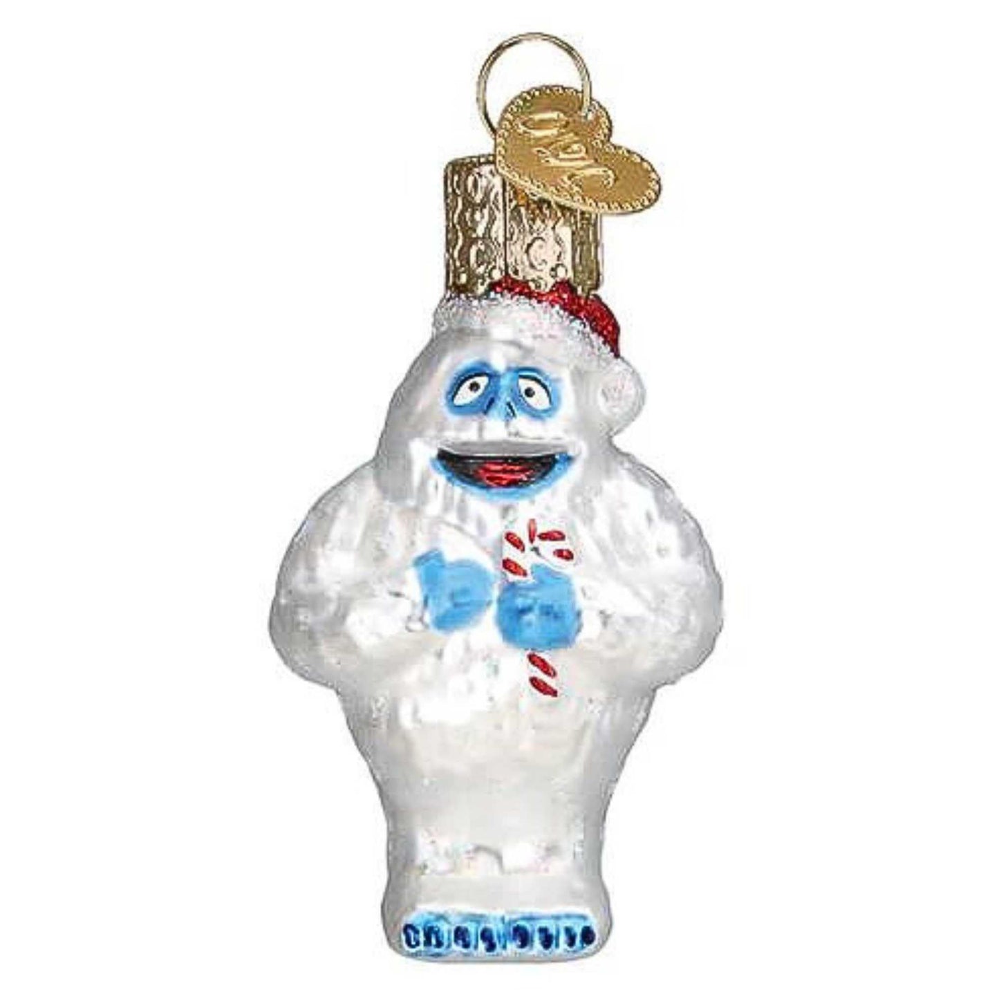 Old World Christmas Bumble (Rudolph The Red-Nosed Reindeer) Glass Blown Ornament for Christmas Tree, Handcrafted Holiday Decoration, Rudolph Collection