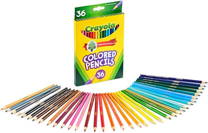 Crayola Colored Pencils (36ct), Kids Pencil Set, Back to School Essentials, Must Have Classroom Supplies for Kids, Pre-Sharpened Coloring Book Pencils, 3+