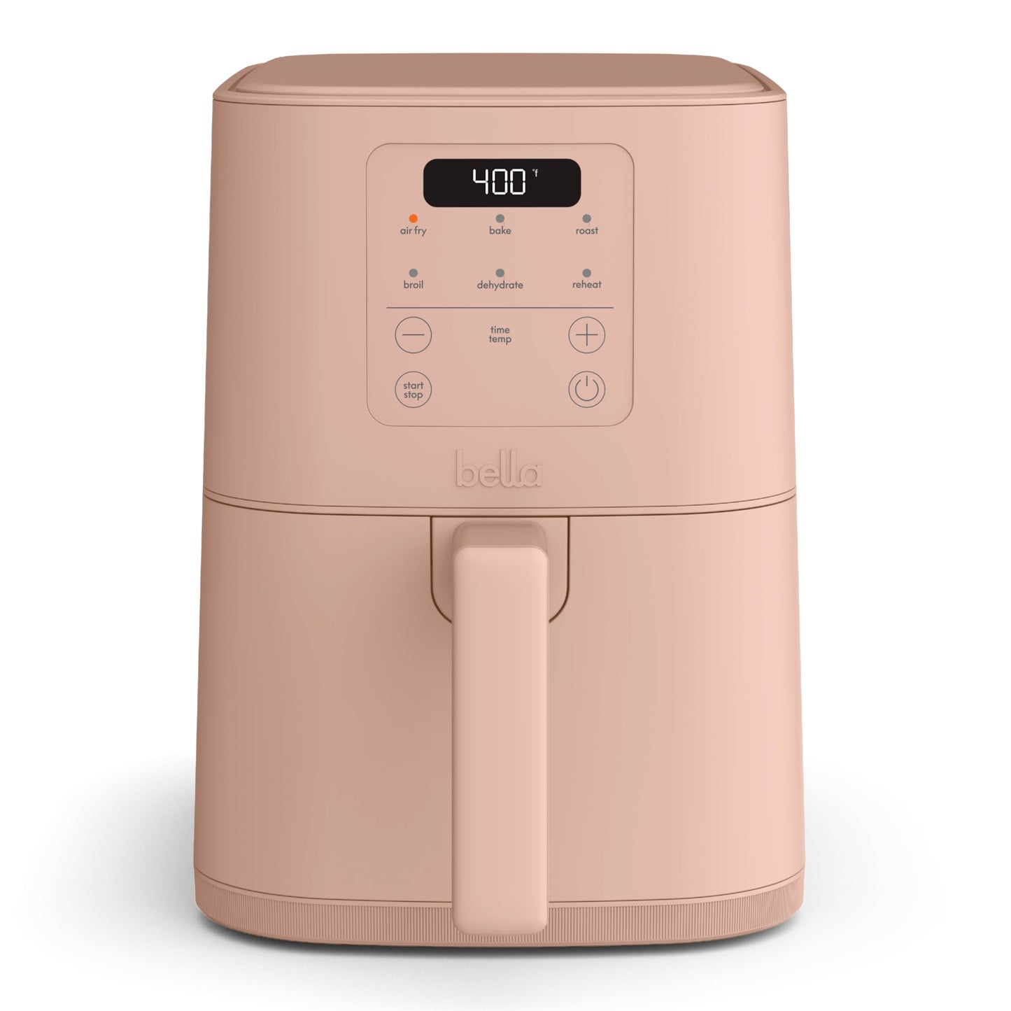 bella 6 Qt Slim Air Fryer, Fits-anywhere™ Kitchenware, EverGood™ Ceramic Nonstick Coating, Adjustable Temperature, 6 Preset Cooking Options, 60 Min Auto Shutoff w Audible Tone, 5lb Capacity, Oatmilk