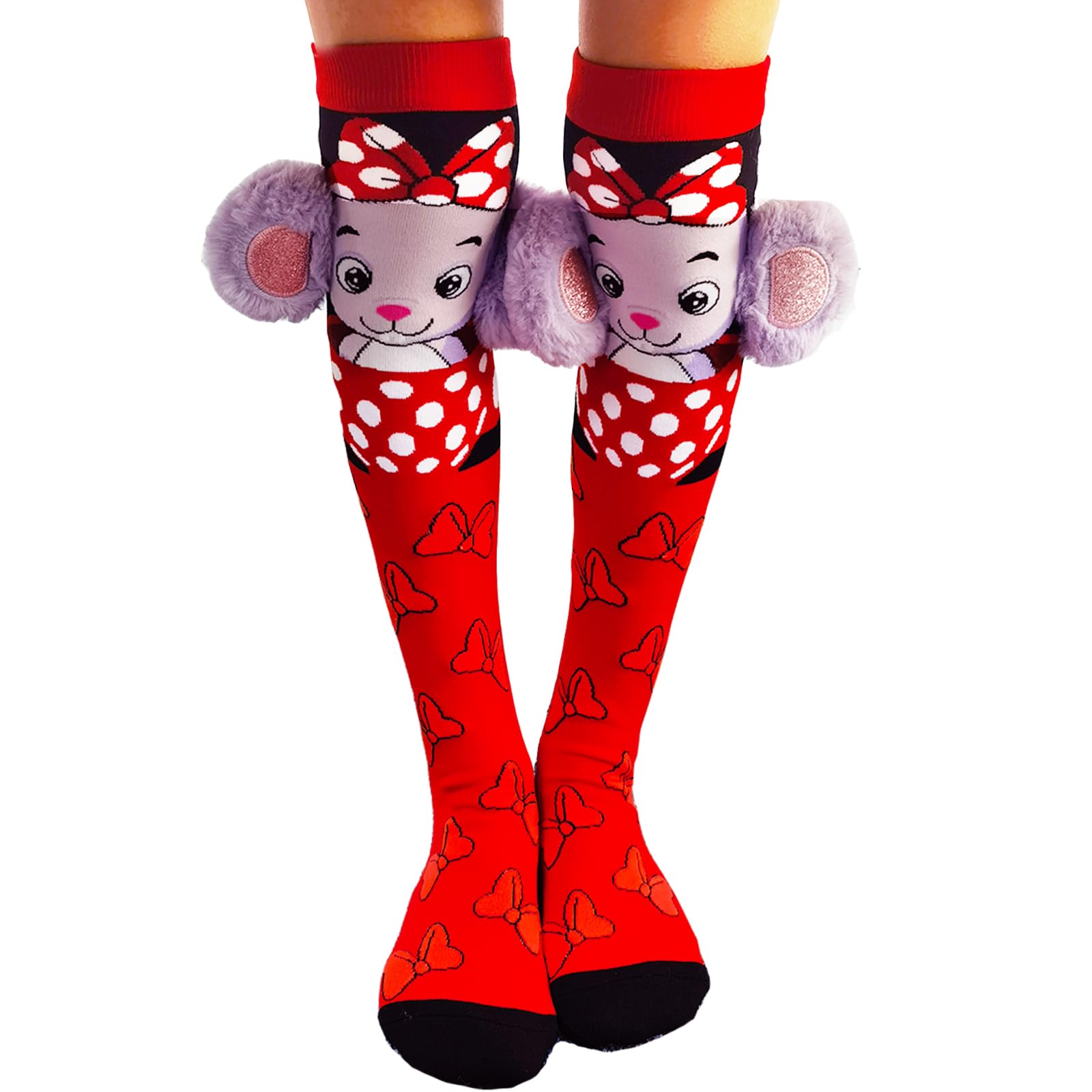 Crazy socks for kids Cute girl socks girls wacky Funky Stretch Mid to High Novelty Socks