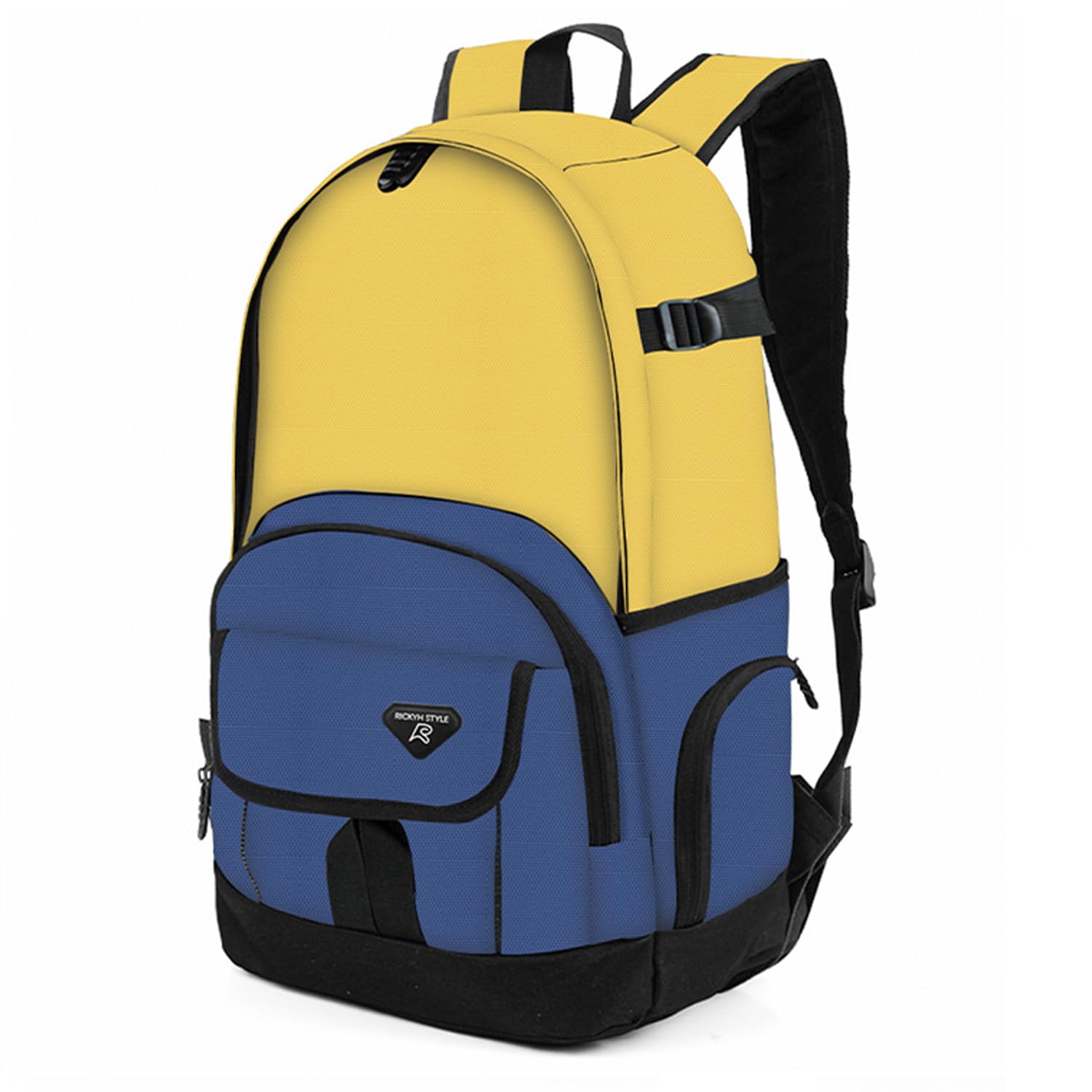 rickyh style School Backpack Travel Bag for Men & Women Lightweight College Back Pack with Laptop Compartmen