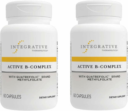 Integrative Therapeutics Active B-Complex - Cellular Energy & Heart Health Support with Vitamins B2, B6 & B12* - Supports Nervous & Immune Systems* - Dairy-Free & Gluten-Free - 60 Capsules