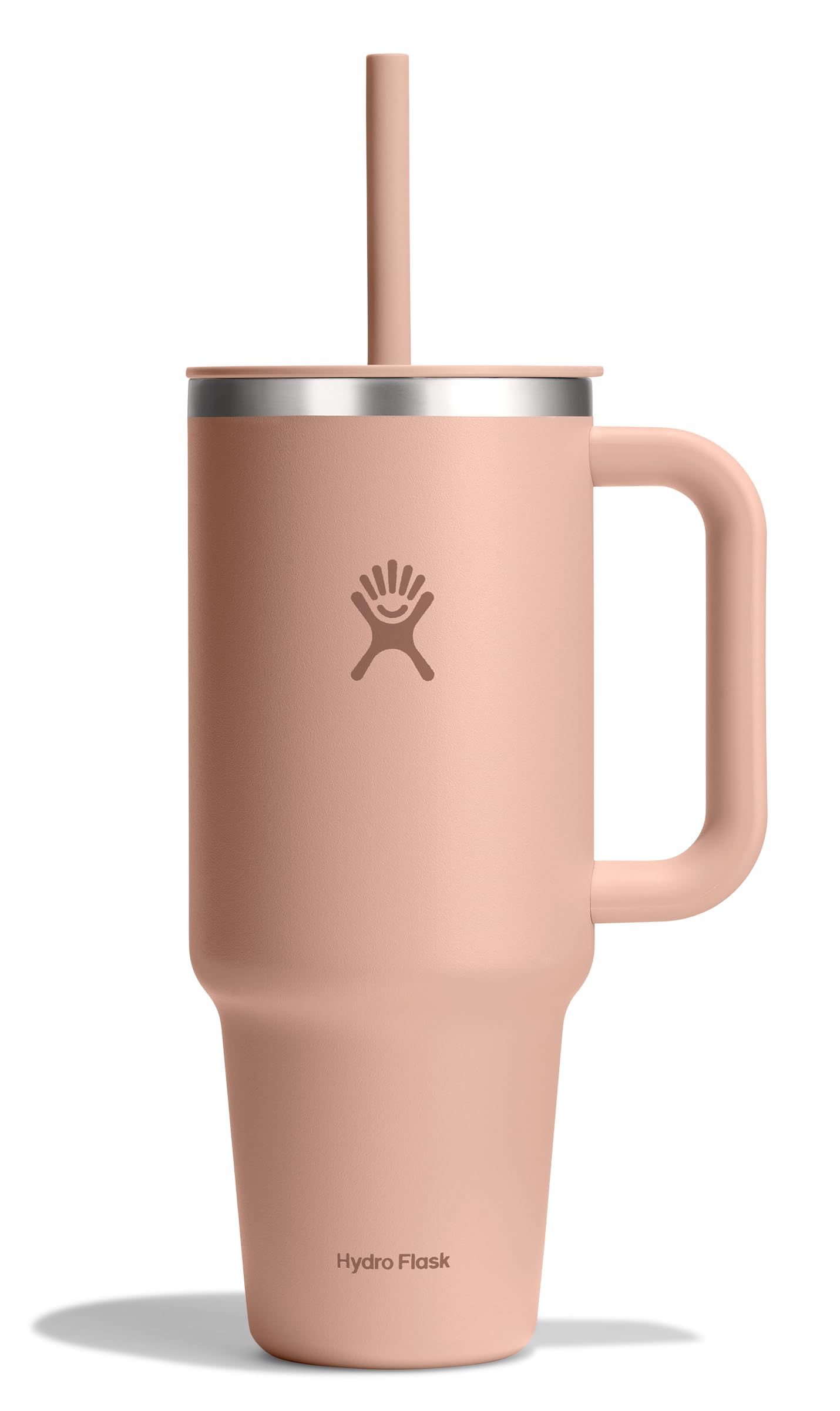 Hydro Flask 32 Oz Travel Tumbler with Handle, Lid and Straw - Insulated Stainless Steel in Holiday Punch