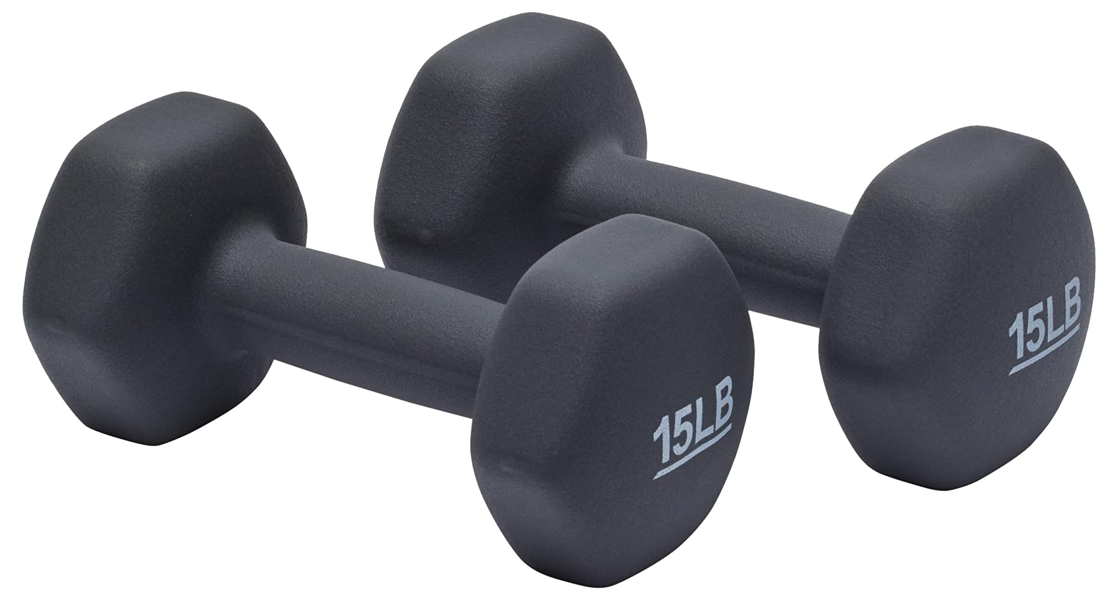 Amazon Basics Neoprene Dumbbell Hand Weights for Exercise and Muscle Toning