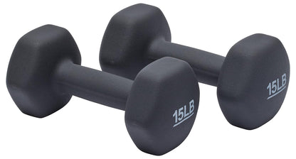 Amazon Basics Neoprene Dumbbell Hand Weights for Exercise and Muscle Toning