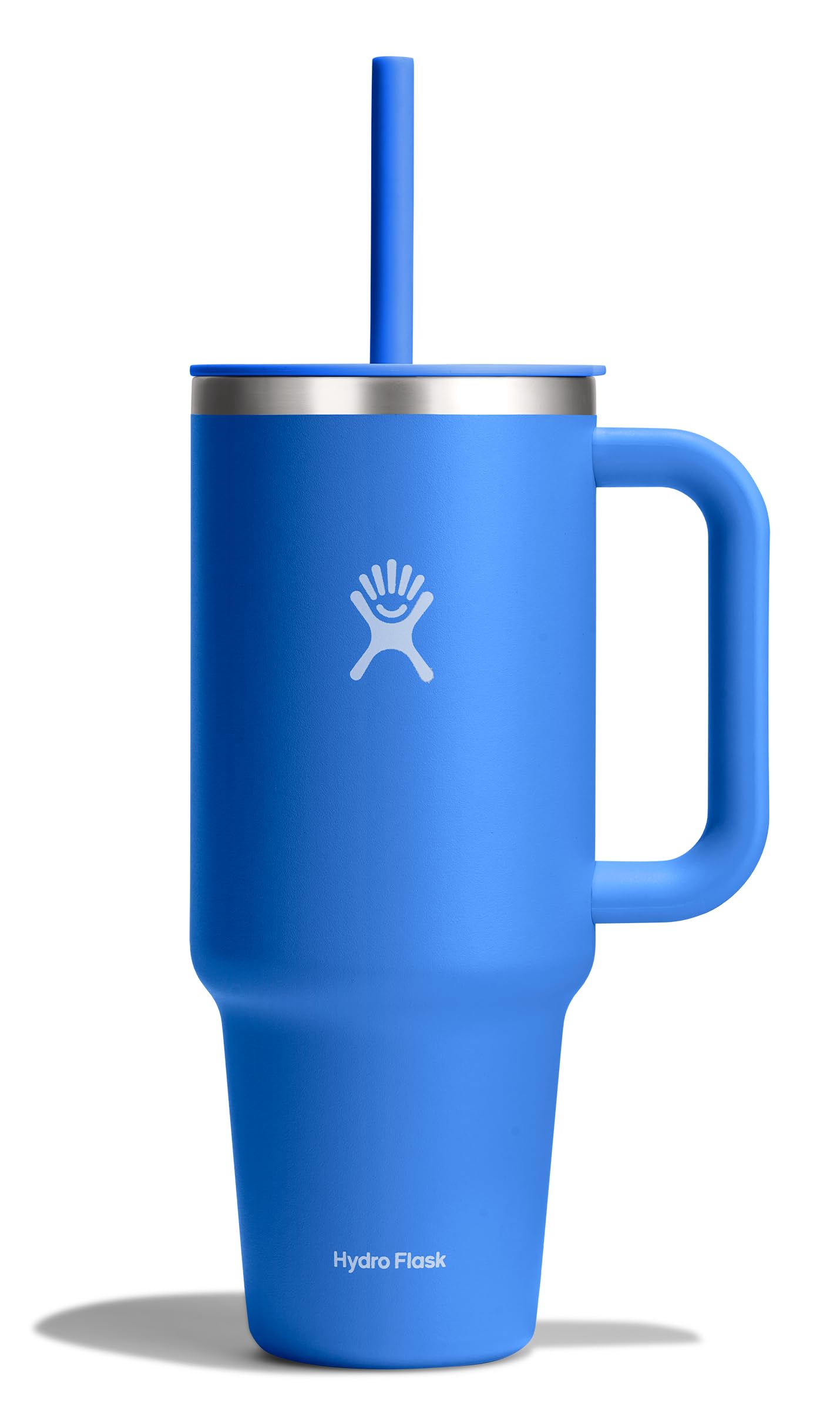 Hydro Flask 32 Oz Travel Tumbler with Handle, Lid and Straw - Insulated Stainless Steel in Holiday Punch