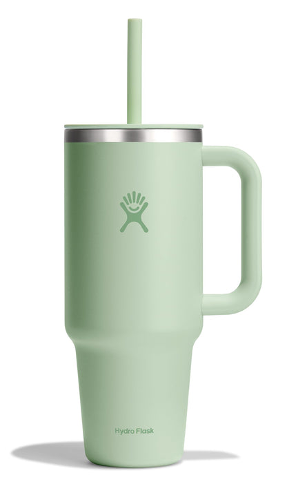 Hydro Flask 32 Oz Travel Tumbler with Handle, Lid and Straw - Insulated Stainless Steel in Holiday Punch