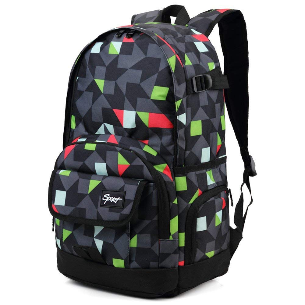 rickyh style School Backpack Travel Bag for Men & Women Lightweight College Back Pack with Laptop Compartmen