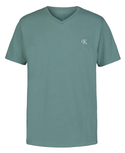Calvin Klein Boys' Short Sleeve Solid V-Neck T-Shirt, Soft, Comfortable, Relaxed Fit