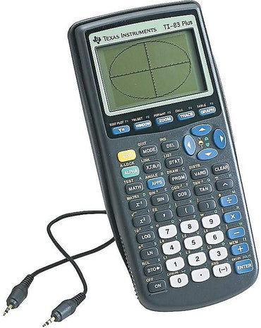 Texas Instruments TI-83 Plus Graphing Calculator, Gray, Standard