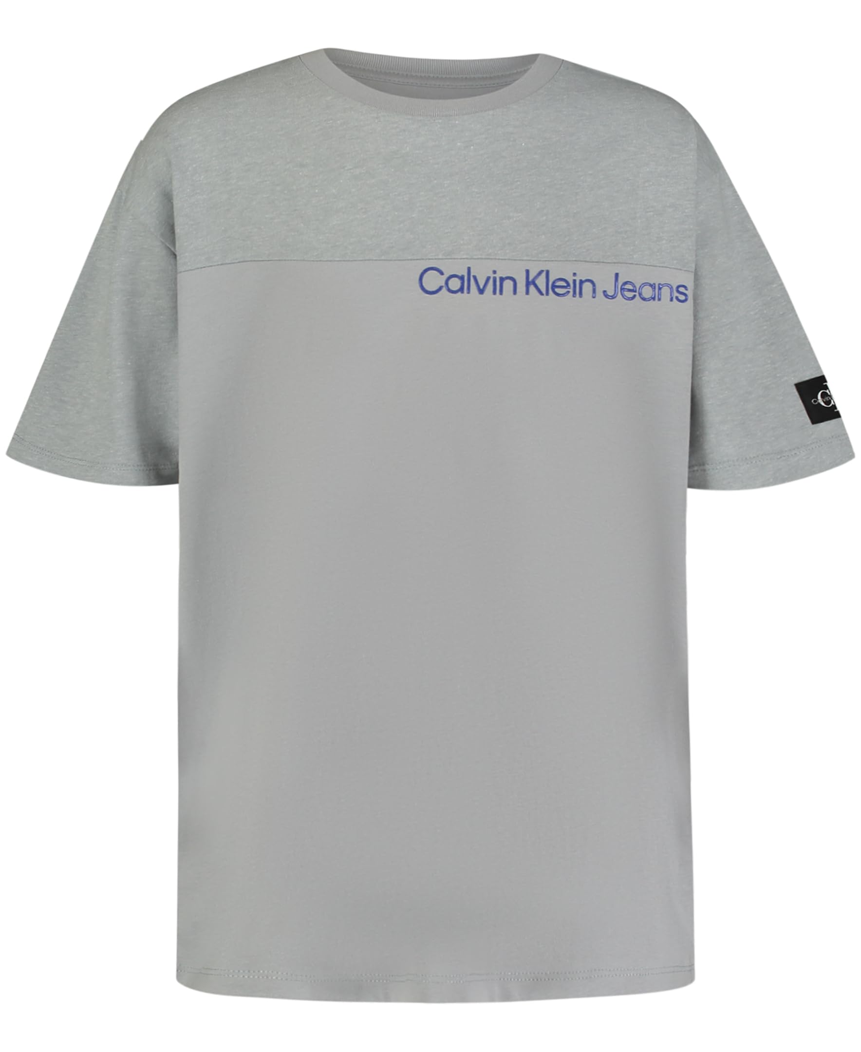 Calvin Klein Boys' Short Sleeve Fashion Graphic Crew Neck T-Shirt, Comfortable, Relaxed Fit