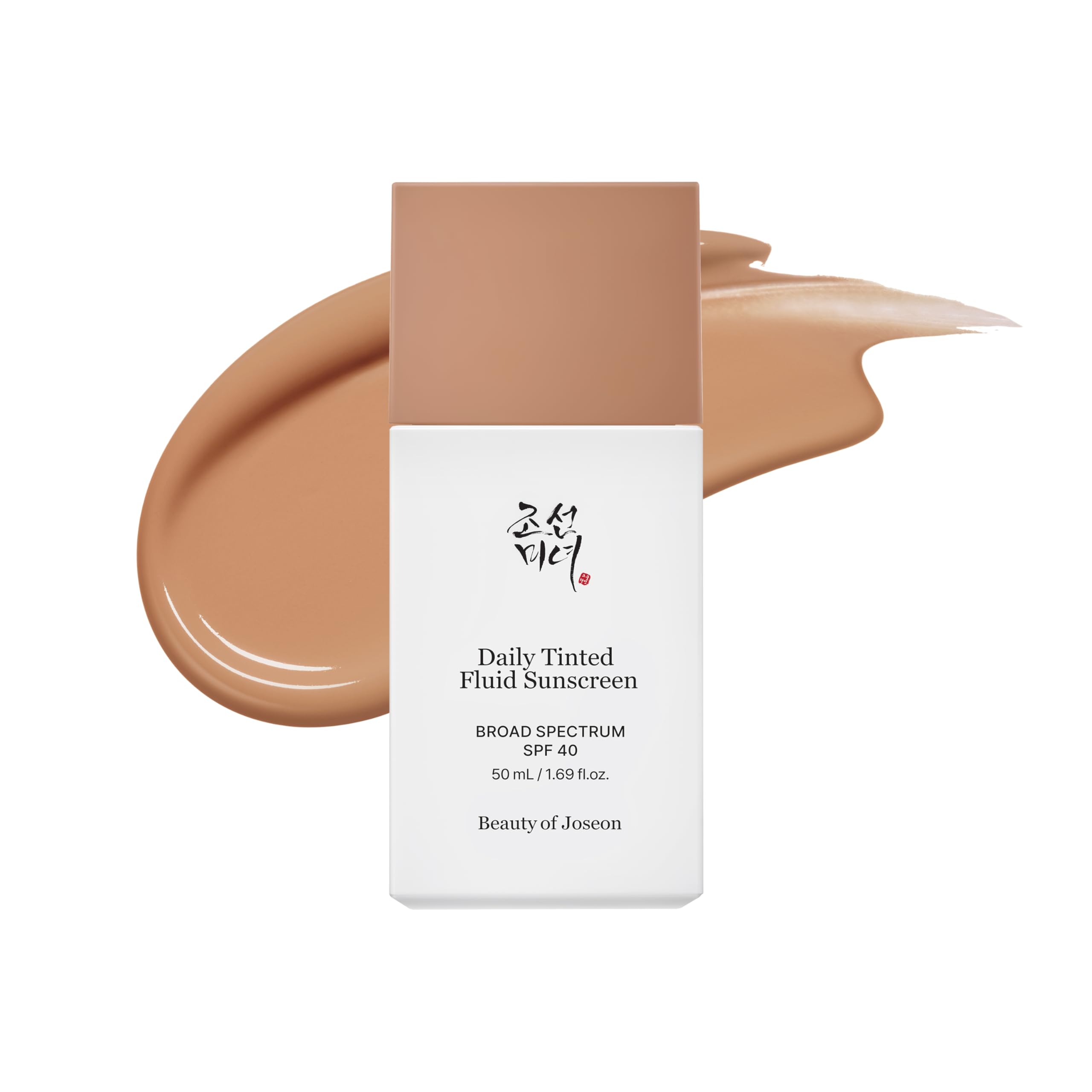 Beauty of Joseon Daily Tinted Fluid Sunscreen 12 Shades for Face Moisturizing Broad Spectrum SPF 40 Korean Skincare 50ml, 1.69 fl.oz #LN110
