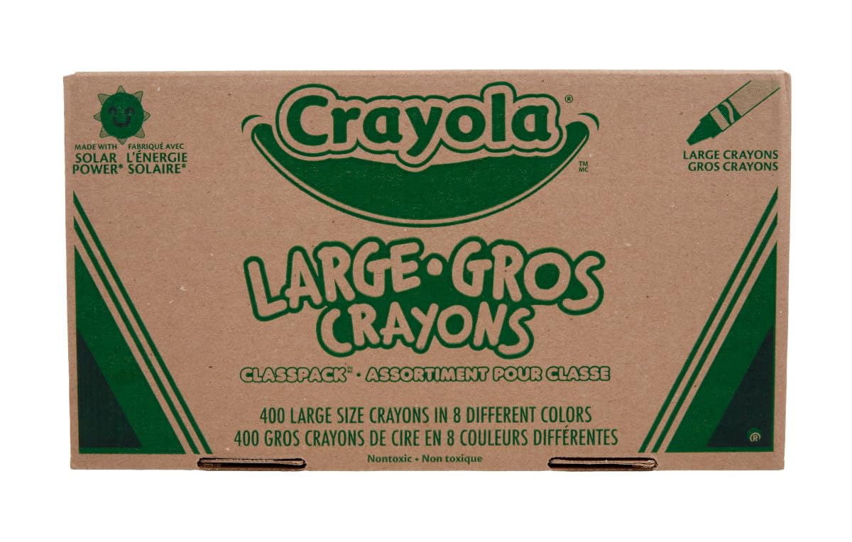 Crayola Bulk Crayon Classpack - 800ct (16 Colors), Back to School Essentials, Kids Crayons, Arts & Crafts Supplies Teacher Classroom Must Haves, Ages 3+