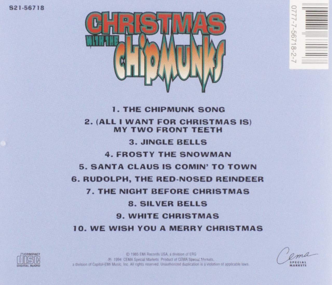 Christmas with the Chipmunks, Vol. 1