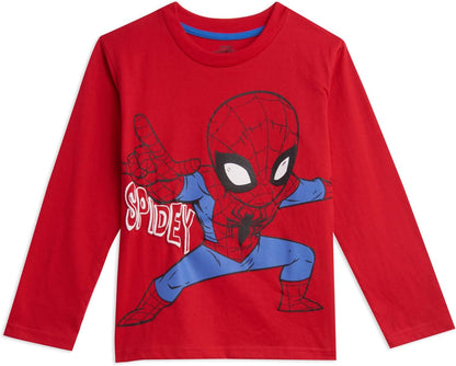 Marvel Avengers 3 Pack Long Sleeve T-Shirts Toddler to Little Kid