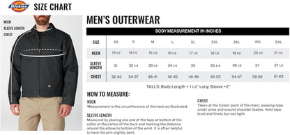 Dickies Men's Insulated Eisenhower Front-Zip Jacket