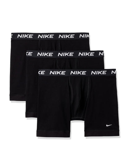 Nike Men's All Day Cotton Stretch Boxer Brief W/Fly Underwear (3-Pack)