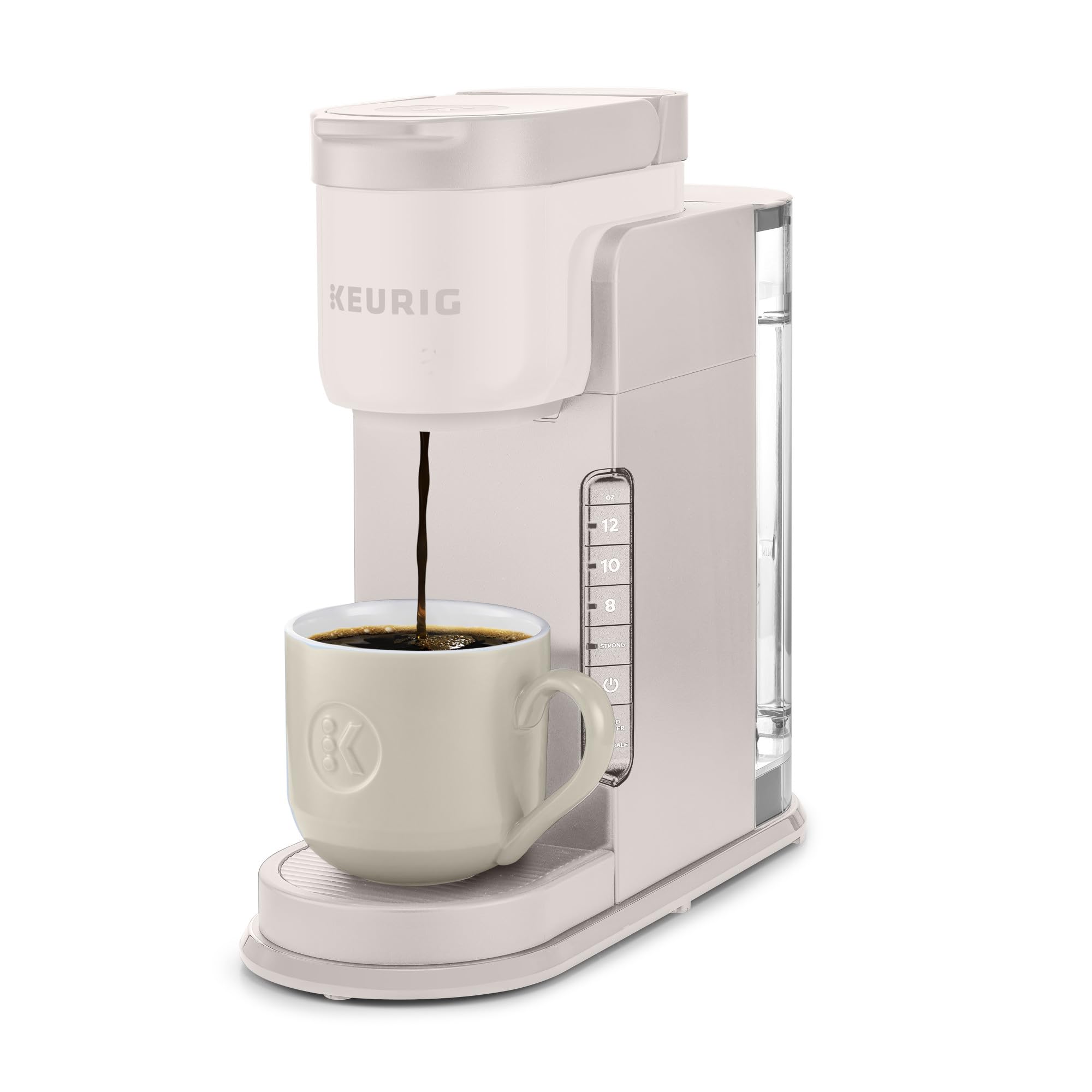 Keurig K-Express Single Serve K-Cup Pod Coffee Maker, 3 Brew Sizes, Strong Button Feature, 42oz Removable Reservoir, Mint