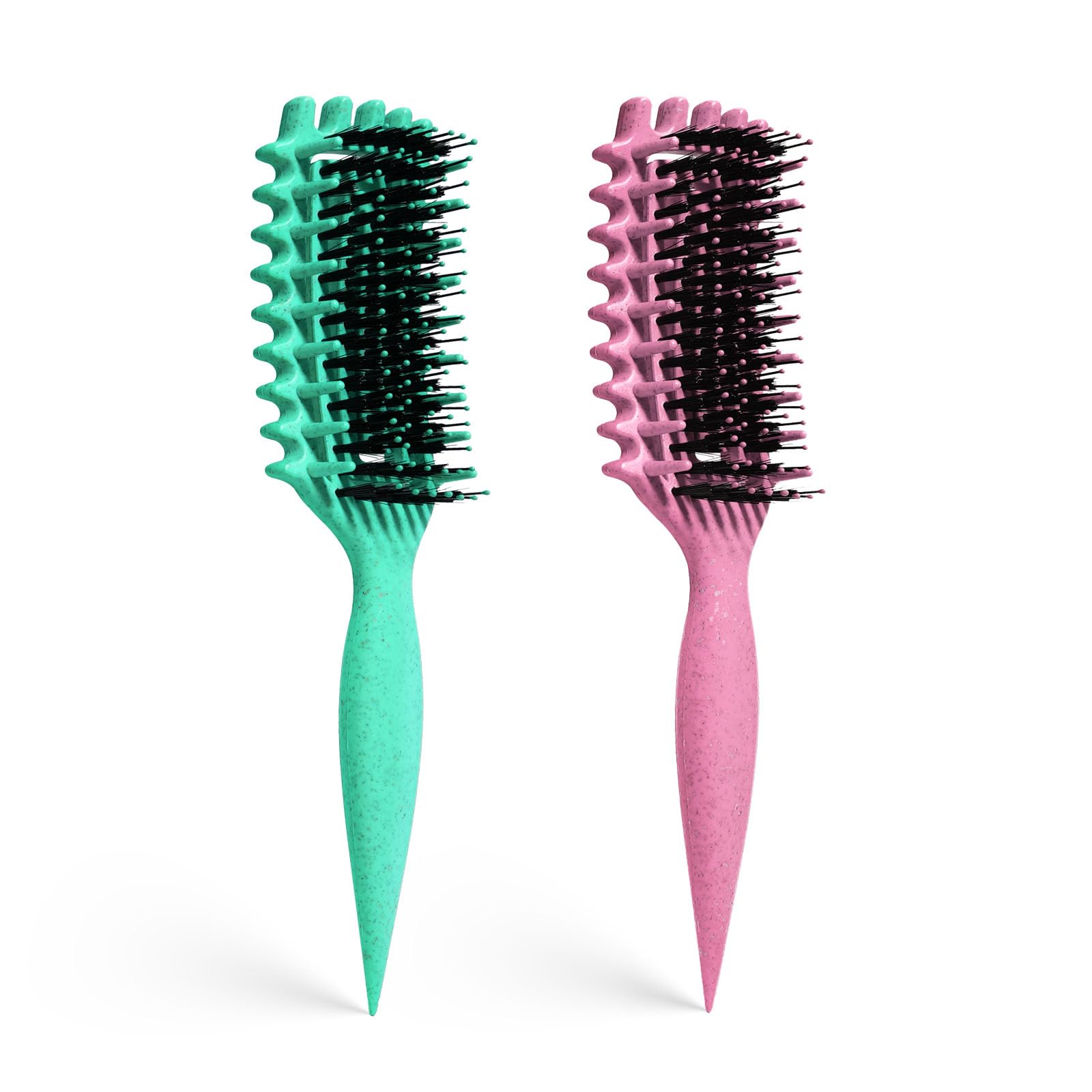 Curly Hair Brush Candybrush Curl Defining Brush for Detangling Shaping and Defining Curls for Women, Men, Wet & Dry Hair (Purple)