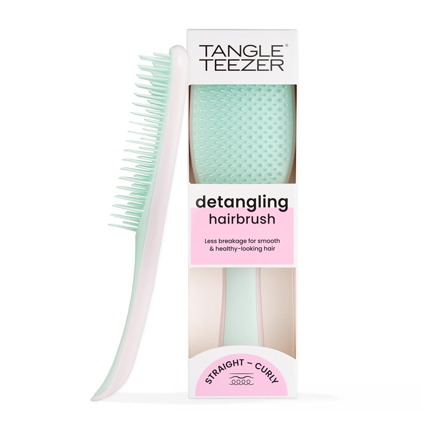 Tangle Teezer Ultimate Detangler Hairbrush for Wet & Dry Hair, Eliminates Knots & Reduces Breakage for All Hair Types, Apricot Blaze