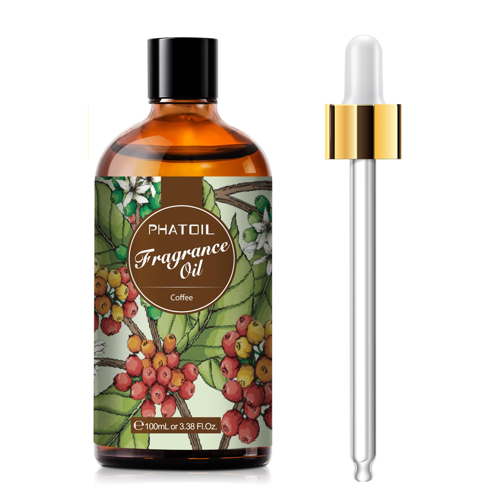 3.38FL.OZ Coconut & Vanilla Fragrance Oils for Aromatherapy, Essential Oils for Diffusers for Home, Perfect for Diffuser, Yoga, DIY Candle and Soap Making - 100ml