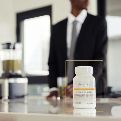 Integrative Therapeutics Active B-Complex - Cellular Energy & Heart Health Support with Vitamins B2, B6 & B12* - Supports Nervous & Immune Systems* - Dairy-Free & Gluten-Free - 60 Capsules