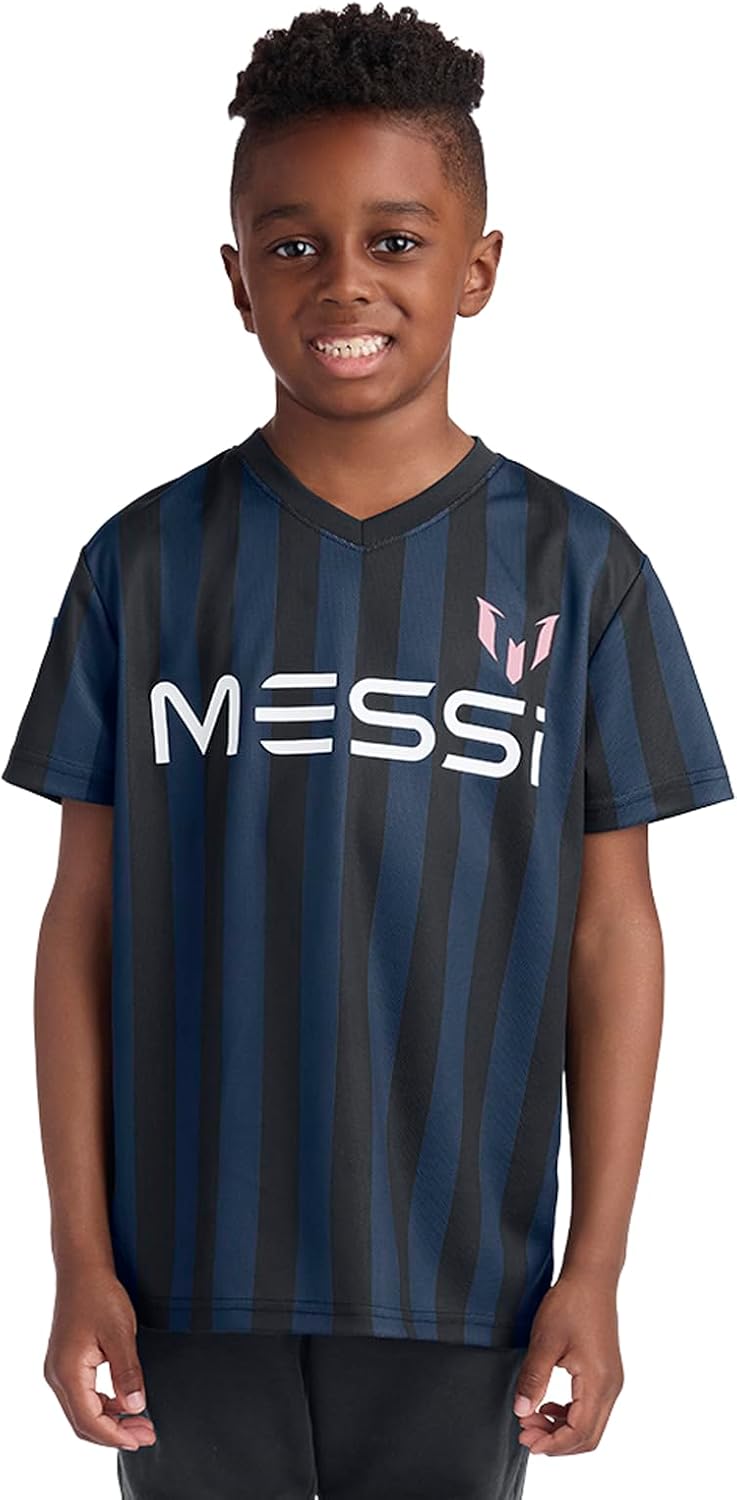 Boys' Lifestyle Short Sleeve Top, Loose-fit Shirt with Logo, Comfortable