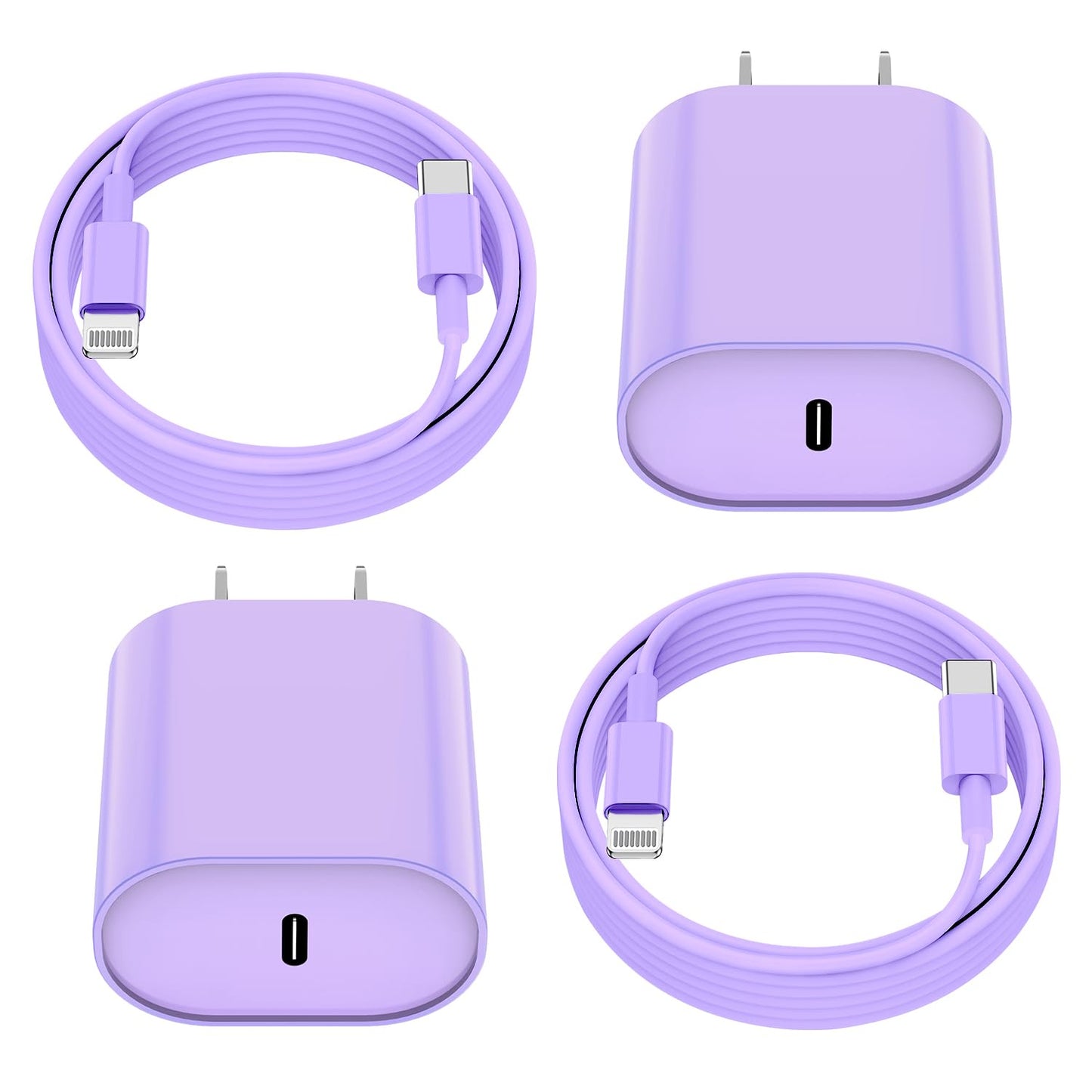 Essri i Phone Charger Fast Charging 10 FT, 3-Pack 20W PD USB C Charger Block with iPhone 14 13 Charging Cable 10 Foot, Compatible with iPhone 14 Pro/13Pro Max/12/11Pro/Mini - White