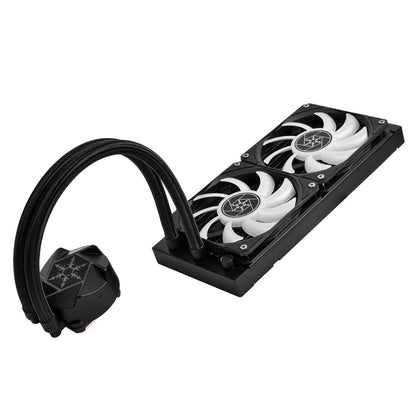 Silverstone Technology VIDA 240 Slim High Performance Slim All-in-One Liquid Cooler, SST-VD240-SLIM (Open Box)