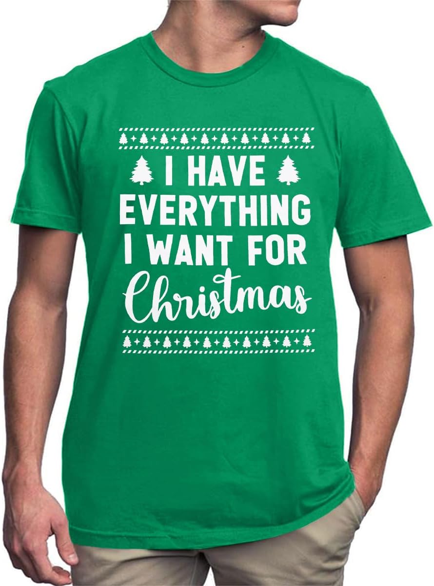 Christmas Couples His and Her Shirt: Family Matching Xmas Outfits Sets - Funny Holiday Graphic Pajamas Tees Top