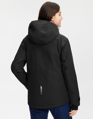 Pionner Camp Women's Ski Jacket 20k Waterproof Insulated Winter Snow Coat Rain Jacket for Skiing Snowboarding Hiking