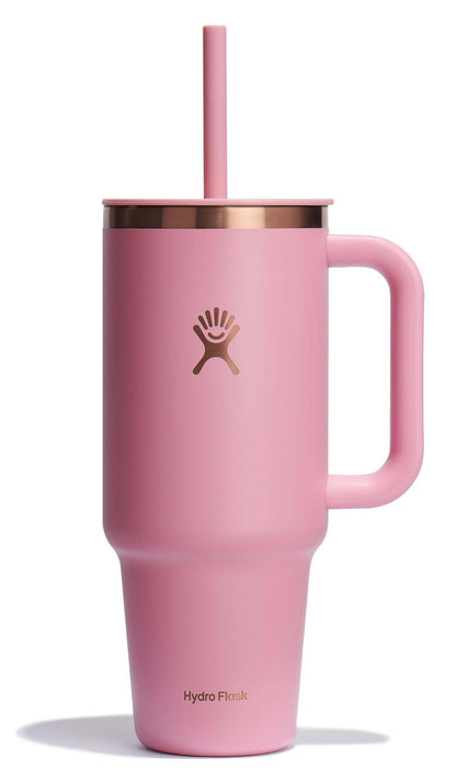 Hydro Flask 32 Oz Travel Tumbler with Handle, Lid and Straw - Insulated Stainless Steel in Holiday Punch