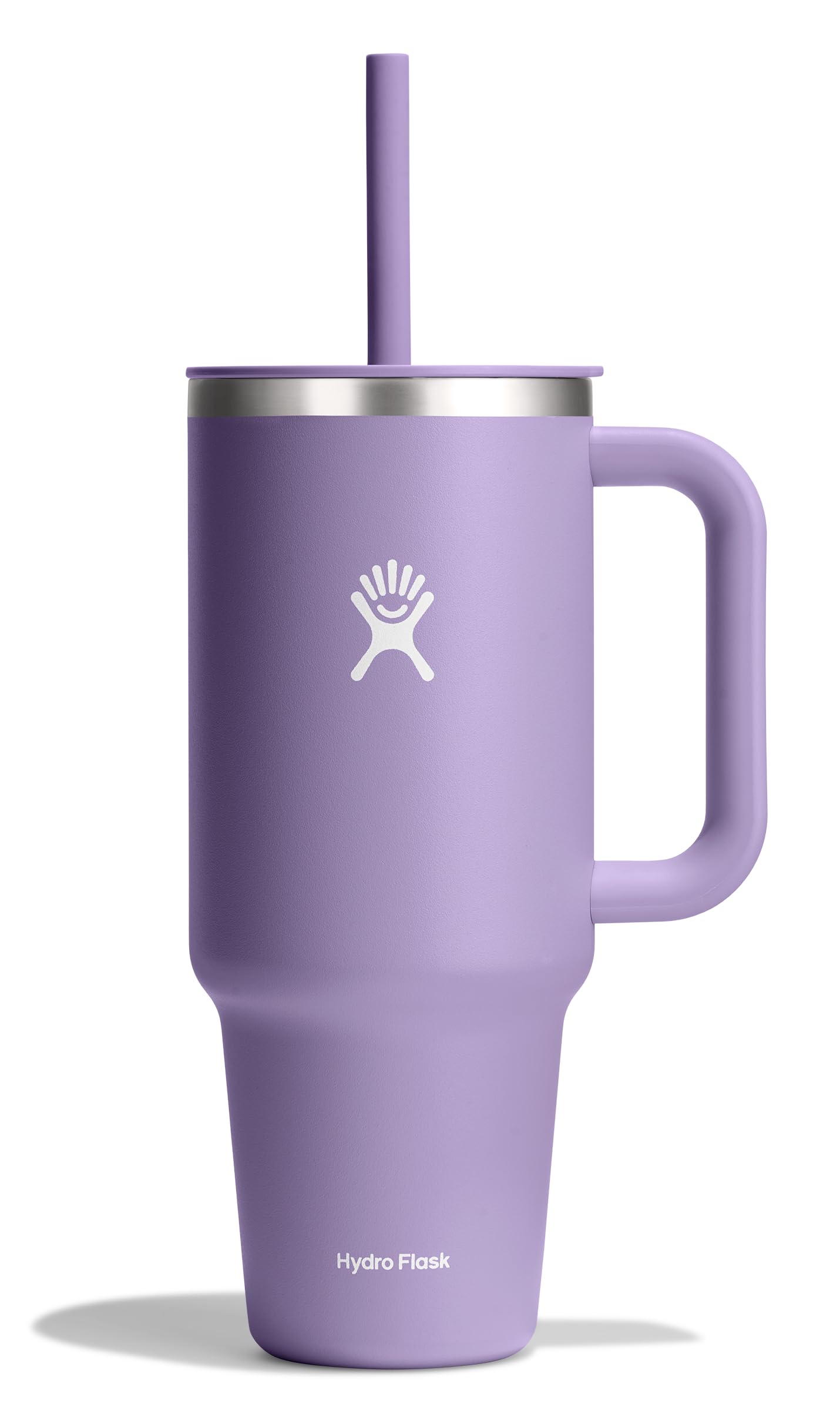Hydro Flask 32 Oz Travel Tumbler with Handle, Lid and Straw - Insulated Stainless Steel in Holiday Punch