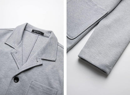 WZIKAI Men's Casual Sport Coat Jacket Regular Fit Lightweight Suit Jacket for Men