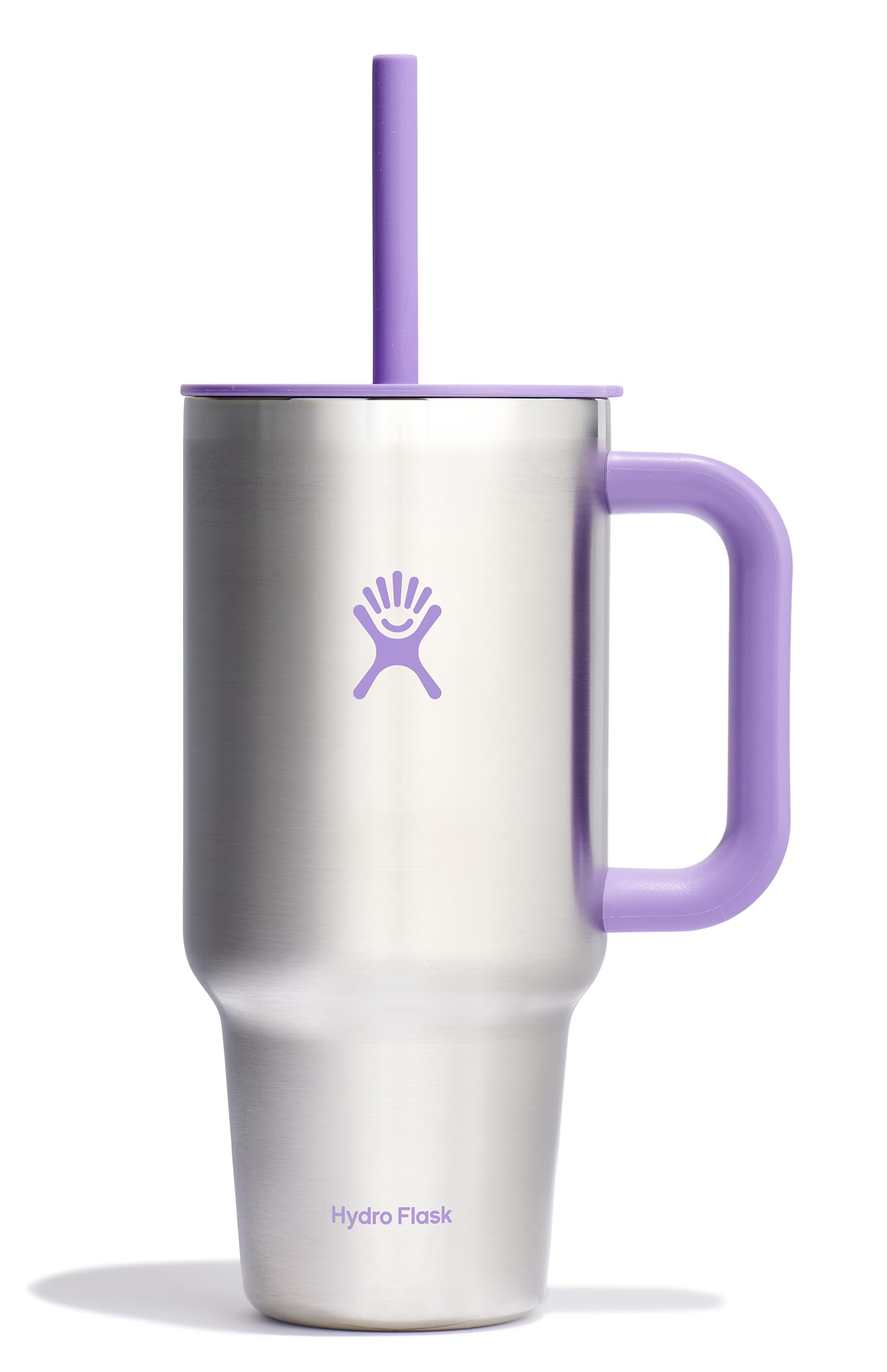 Hydro Flask 32 Oz Travel Tumbler with Handle, Lid and Straw - Insulated Stainless Steel in Holiday Punch