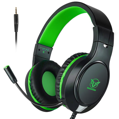 H-10 Gaming Headset for PS4, Xbox One, PC, PS5, Nintendo Switch, Stereo Wired Noise Cancelling Over Ear Headphones with Mic for Kids Adults, Bass Surround, Soft Memory Earmuffs, Pink