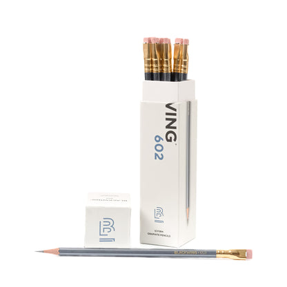 Blackwing Natural Pencils - 12 Count, Nautral Wood Design, Premium Japanese Graphite, Long lasting Extra-Firm Lead